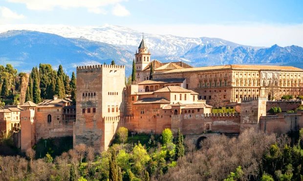 The Alhambra Palace and Fortress in Granada